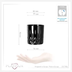 Schwarze Trinkgläser Mit Diamant Muster Aus Glas 250ml (max. 300ml) Gläser Whiskeygläser -Küchenzauber Günstiges Geschäft c380768269fc98e7c5f9b4b46d573655