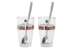 Leonardo Latte Macchiatto Becher 'Solo LM' Mit Löffel, 400ml, Ø 8,5 X 14,7cm (4er Set) -Küchenzauber Günstiges Geschäft c84191b2827e0eaa5a3ee2d2761be7b9