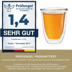 Creano Doppelwandige Gläser 250ml „DG-V“, 2er Set, Thermoglas Doppelwandig Aus Borosilikatglas, Kaffeegläser, Teegläser, Latte Gläser, Doppelwandgläser -Küchenzauber Günstiges Geschäft c99c58c266aa0e9bf88623b0452c0c29