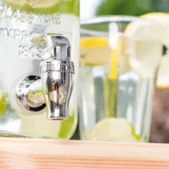 Getränkespender, Rund Aus Glas 3L -Küchenzauber Günstiges Geschäft c9a145f6c9f3489118433a8d6ee6202b