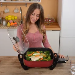 Starlyf®Digital Cooker - XXL Elektrische Bratpfanne Mit Digitalem Thermostat Und Temperaturanzeige, 1600 Watt, 5,5 Liter Fassungsvermögen, Partypfanne - Aus Der TV Werbung -Küchenzauber Günstiges Geschäft cde5172a3a5676ce1c2fd663bdc3cd37