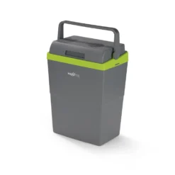 MAXXMEE Kühlbox - Wahlweise Via Netzkabel Oder KFZ-Anschluss - 22l Volumen - Grau/limegreen Kühlbox Camping Kühlschrank 22L Auto 12V 230V Thermobox Elektrisch Picknick Grau -Küchenzauber Günstiges Geschäft ce400622348fc2c0e912f74fcd05d884