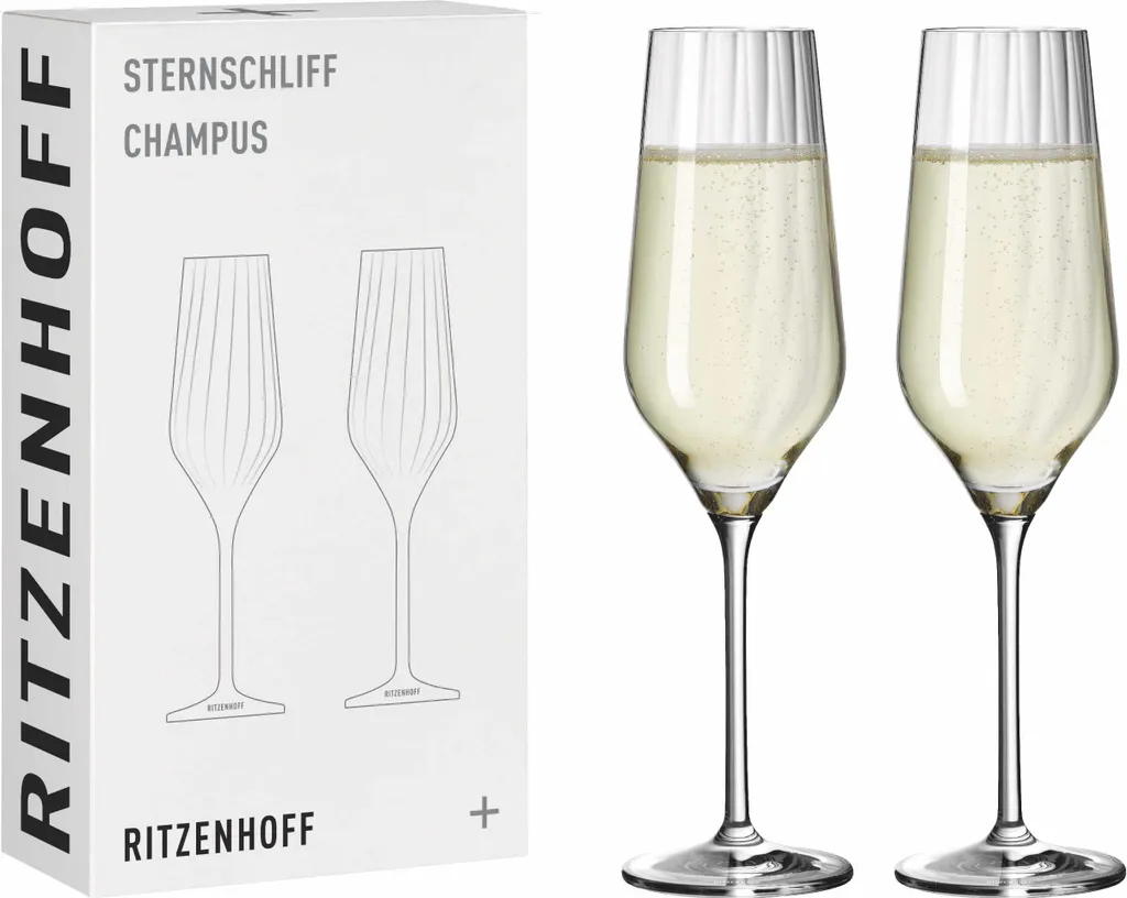 Sternschliff Champusglas-Set #2 Von Ritzenhoff Design Team 1 Sternschliff Champusglas-Set #2 Von Ritzenhoff Design Team