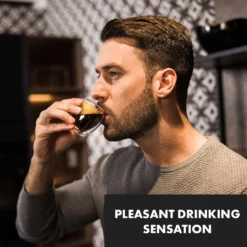 Klarstein Glaswerk Vienna Doppelwandige Gläser , Thermoglas , Trinkglas , Espresso-, Kaffee- Und Shotglas , 4 Stück , Für Heiße Und Kalte Getränke , 80 Ml , Borosilikatglas , Hitze- Und Kältebeständig , Handgemacht , Spülmaschinenfest , Thermoeffekt -Küchenzauber Günstiges Geschäft d10be72feee15fc331922b1d5afcf375