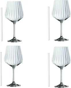 Nachtmann Gin&Tonic + 4 Glastrinkhalme 7574/8tlg. Tastes Good 103143 -Küchenzauber Günstiges Geschäft d10d2e68b2c0a9e507da3cad3fff7eb2