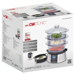 Clatronic Dampfgarer 800 W DG 3547 15 Clatronic Dampfgarer 800 W DG 3547 -Küchenzauber Günstiges Geschäft d208f5bccf60678766bd29e8c332fba8
