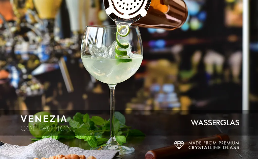 KROSNO Venezia Gin Tonic Wassergläser, 6er-Set, 480 Ml 2 KROSNO Venezia Gin Tonic Wassergläser, 6er-Set, 480 Ml – Bild 2