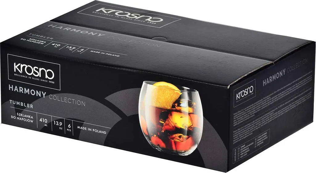 KROSNO Harmony Wassergläser Saftgläser Trinkgläser | Set Von 6 | 410 ML | Spülmaschinenfest 9 KROSNO Harmony Wassergläser Saftgläser Trinkgläser | Set Von 6 | 410 ML | Spülmaschinenfest – Bild 9