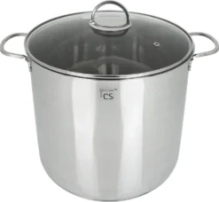 Kochtopf Mit Glasdeckel Trier 22 Liter Suppentopf Universaltopf Topf Induktion