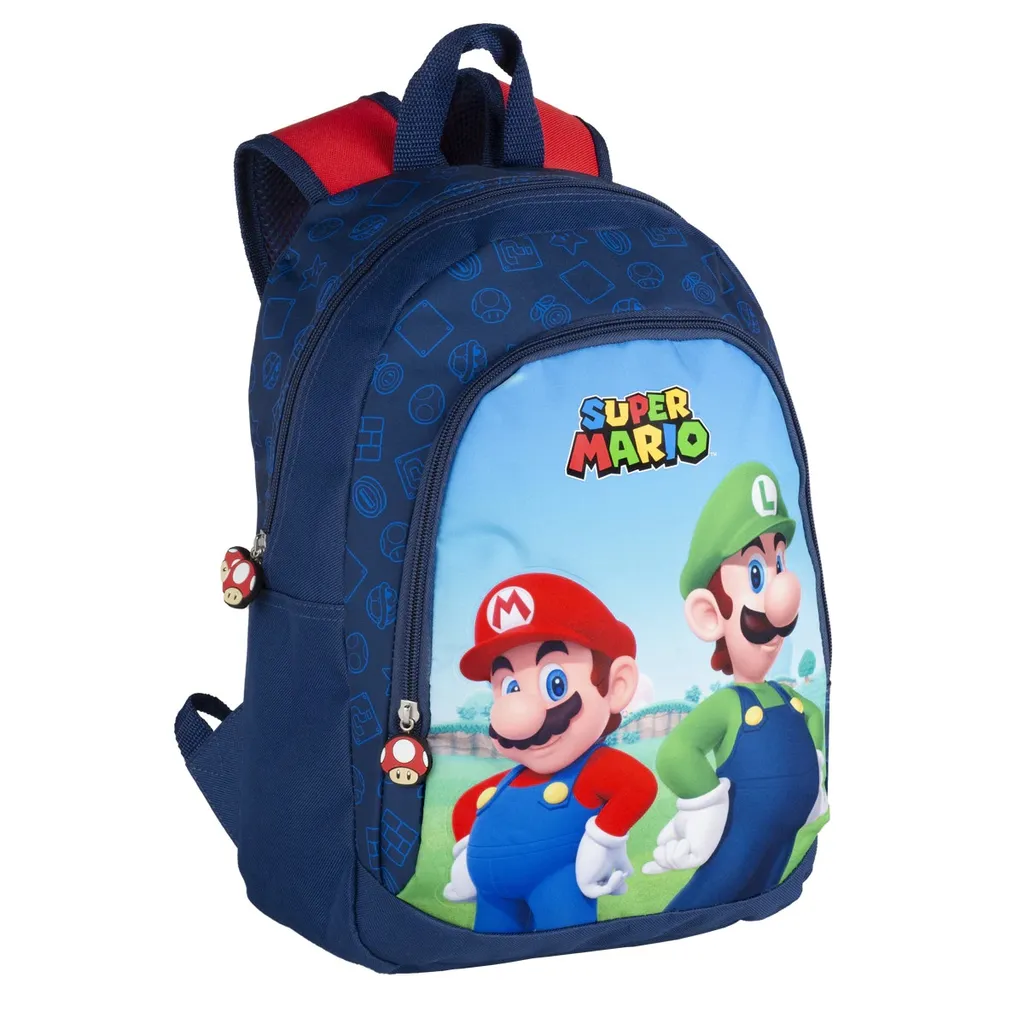 Zaino Scuola Super Mario Blu Scuro (27 X 38 X 11,5 Cm) 1 Zaino Scuola Super Mario Blu Scuro (27 X 38 X 11,5 Cm)