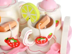 Kinder Teeservice Set Holz Zubehör Für Die Kinderküche, 16-tlg. Ab 3 Jahre Rollenspiele Für Mädchen Und Jungs 9418 -Küchenzauber Günstiges Geschäft d897b303c578c2fb53f33cf826f5cce8