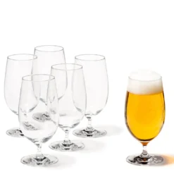 LEONARDO 061451 Ciao+ Biertulpe, Glas, 410ml, H 16cm, Klar (6 Stück) -Küchenzauber Günstiges Geschäft d9e81cbe23aedc304e5fb0a68c5c51e0