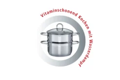 GSW Kochtopf-Set Alara 14 Tlg., Edelstahl Rostfrei 18/8, Glas, Bratentopf Mit Glasdeckel ø Ca. 20 X H 11,0cm / Fleischtopf Mit Glasdeckel ø Ca. 16 X H 10,0cm / ø Ca. 20 X H 12,0cm / ø Ca. 24 X H 14,0cm / Bratpfanne Mit Glasdeckel ø Ca. 24 X H 6,0cm / Servierpfanne ø Ca. 28 X H 7,0cm / Stielkasserolle ø Ca. 16 X H 8,0cm / Milchtopf ø Ca. 14 X H 12,5cm / Dämpfeinsatz Ca. 20 X H 10,0cm -Küchenzauber Günstiges Geschäft da0ecdfd6d068b26a26fe38ac1af6f2e