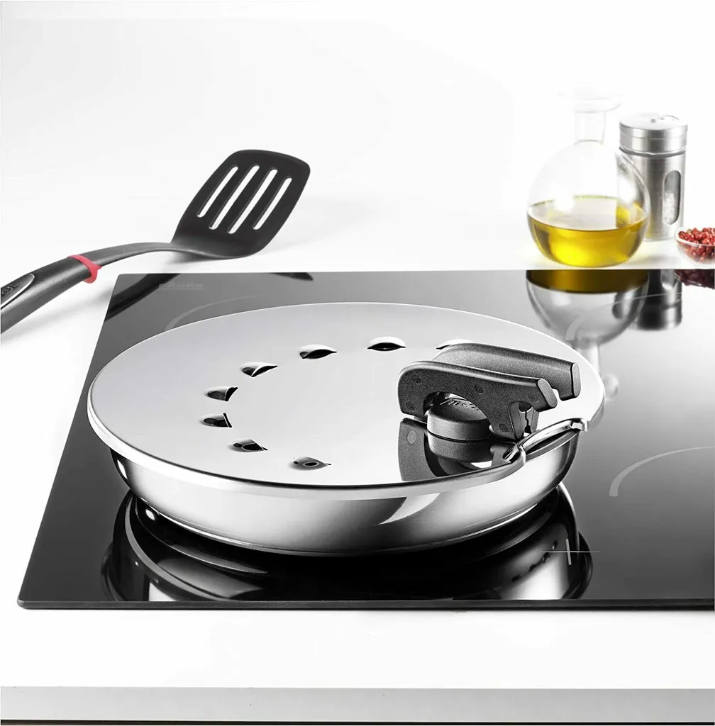 Tefal Pfannenset INGENIO 24/28cm L94092 + 2 X Jamie Oliver Glasdeckel 24/28cm + 2 Griffe + Ingenio Pfannenwender 5 Tefal Pfannenset INGENIO 24/28cm L94092 + 2 X Jamie Oliver Glasdeckel 24/28cm + 2 Griffe + Ingenio Pfannenwender – Bild 5