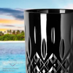 Schwarze Trinkgläser Mit Diamant Muster Aus Glas 250ml (max. 300ml) Gläser Whiskeygläser -Küchenzauber Günstiges Geschäft dc56b11cd2737650fca723a46b1b09b6