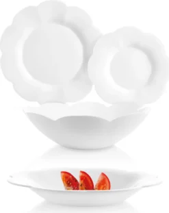 Tafelservice Flore 19 Tlg. Weiß LUMINARC -Küchenzauber Günstiges Geschäft dc685c052e74890558d6b7e6b8af4bd3