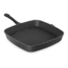 Grillpfanne Gusseisen Steakpfanne Bratpfanne Riffelboden Induktion 24 X 24 Grill