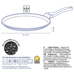 Kela Keuken - Stella Nova Crêpe-Pfanne Ø 32 Cm -Küchenzauber Günstiges Geschäft df27d99024ec4682f3a6916b66feed60