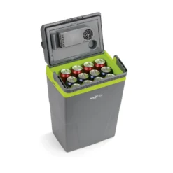 MAXXMEE Kühlbox - Wahlweise Via Netzkabel Oder KFZ-Anschluss - 22l Volumen - Grau/limegreen Kühlbox Camping Kühlschrank 22L Auto 12V 230V Thermobox Elektrisch Picknick Grau -Küchenzauber Günstiges Geschäft e0931d6c8aff7b3773a5e124c861cd6a