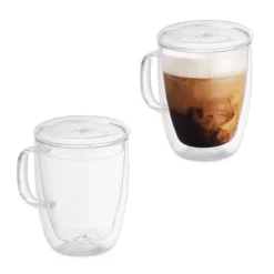 Relaxdays Doppelwandige Kaffeegläser 2er Set -Küchenzauber Günstiges Geschäft e11017245c206a8fc2bd16255cd1b92c