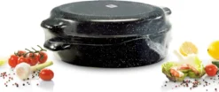 Krüger Gänsebräter Oval Aus Stahlemaille Fassung 10.2 Liter 42cm -Küchenzauber Günstiges Geschäft e220fee391d79cdd6797e669f536ce04