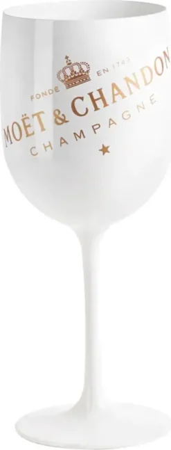 Original Moët & Chandon Acryl Champagnergläser Ice Imperial Weiß Inkl. Untersetzer -Küchenzauber Günstiges Geschäft e290a1bc81a5bfac4582099bb30c216b