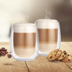 GOURMETmaxx Latte Macchiato Thermogläser - 2er-Set -Küchenzauber Günstiges Geschäft e3073dad9d4a46965d9990a44a226a69