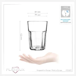 Allzweck-Trinkgläser 350ml (max.360ml) Set 6-Teilig Aus Glas -Küchenzauber Günstiges Geschäft e37a0bc0dd7fcb1110097fa8aa5cd153