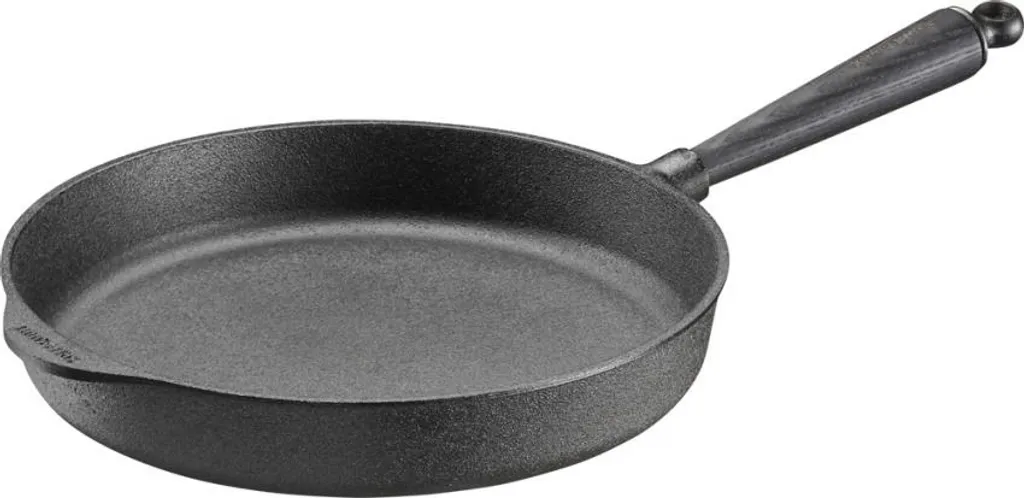 Skeppshult Servierpfanne 28cm Mit Schwarzem Esche-Holzgriff, Gusseisen 2 Skeppshult Servierpfanne 28cm Mit Schwarzem Esche-Holzgriff, Gusseisen – Bild 2