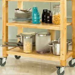 SoBuy Küchenwagen Servierwagen Küchentisch Mit Flaschenablagen Und Schublade FKW24-N -Küchenzauber Günstiges Geschäft e6d79e1db7f9317a414083104c6207f5