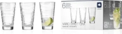 LEONARDO 019450 Vario Struttura Longdrinkbecher, Glas, 280 Ml, Klar (6 Stück) -Küchenzauber Günstiges Geschäft e7de4b6c603ba085524ba76585a70bca