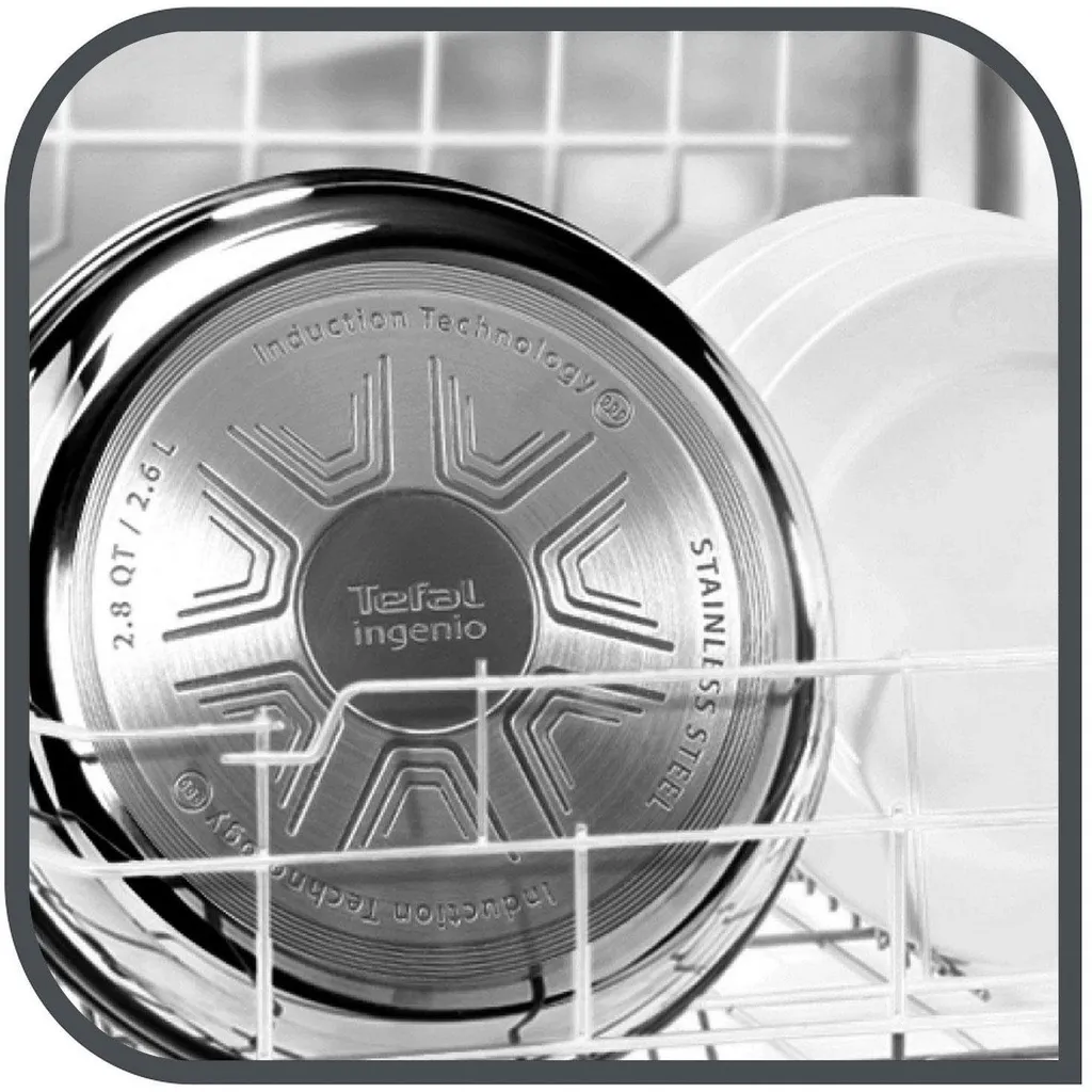 Tefal Pfannenset INGENIO PREFERENCE °24/28cm L94092 + Jamie Oliver Gravur Glasdeckel °28cm + 2 Griffe 4 Tefal Pfannenset INGENIO PREFERENCE °24/28cm L94092 + Jamie Oliver Gravur Glasdeckel °28cm + 2 Griffe – Bild 4