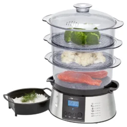 Clatronic Dampfgarer 800 W DG 3547 10 Clatronic Dampfgarer 800 W DG 3547 -Küchenzauber Günstiges Geschäft edb536e51b838a8a67173277066307ca