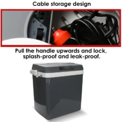 EINFEBEN Kuehlbox Tragbare 32 Liter, Thermo-Elektrische Kuehlbox, Wärmen Und Kühlen Mini-Kuehlschrank 12 Volt Und 230 Volt, ECO-Modus, Mit Tragegriff, Für Auto, Innenraum, Camping Kühlboxen -Küchenzauber Günstiges Geschäft ee434c46b18b55c65d5572d6f30e89a4