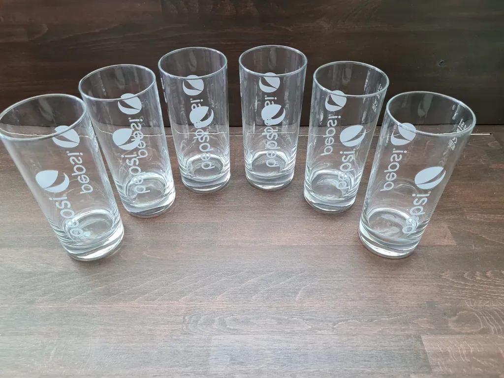 Pepsi Gläser Retro 0,5L 6er Set 2 Pepsi Gläser Retro 0,5L 6er Set – Bild 2