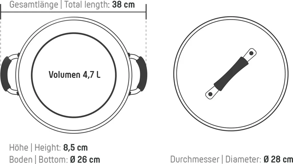 COOLINATO Schmorpfanne 28cm Aus Edelstahl – Beschichtet 6 COOLINATO Schmorpfanne 28cm Aus Edelstahl – Beschichtet – Bild 6