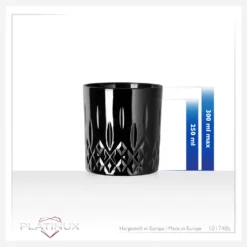 Schwarze Trinkgläser Mit Diamant Muster Aus Glas 250ml (max. 300ml) Gläser Whiskeygläser -Küchenzauber Günstiges Geschäft f3177ac23b23ddb16352d6bcb90f5a5a