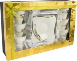 12-teiliges Medusa Mäander Kaffeeservice Mit Goldschliff Kaffeetassen Für 6 Personen 6 Tassen + 6 Untertassen Weiß-Gold Genießen Servieren Kaffee 11 12-teiliges Medusa Mäander Kaffeeservice Mit Goldschliff Kaffeetassen Für 6 Personen 6 Tassen + 6 Untertassen Weiß-Gold Genießen Servieren Kaffee -Küchenzauber Günstiges Geschäft f387cbf7af524789870ff9b9fe412709