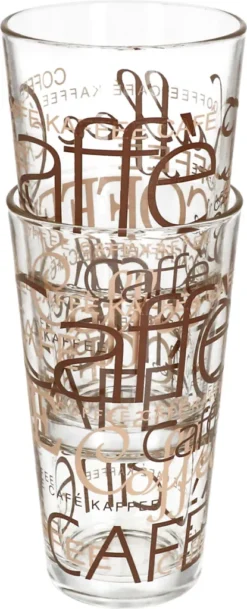 6er Latte Macchiato Gläser-Set 370 Ml Stapelbar Kaffee-Glas Cappuccino -Küchenzauber Günstiges Geschäft f3af740a5bc9880a9f12cf299c649c98