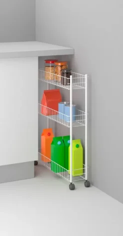 Metaltex Fino Allzweckwagen, 3 Etg. 60x16x72 Cm 341433 -Küchenzauber Günstiges Geschäft f5e8caabb3b75b212d14630bd492db7e