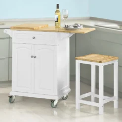SoBuy® Servierwagen, Küchenwagen,mit Klappbare/erweiterbarer Arbeitsfläche, FKW36-WN -Küchenzauber Günstiges Geschäft f686a62d6015665380a4f76bc04671d0