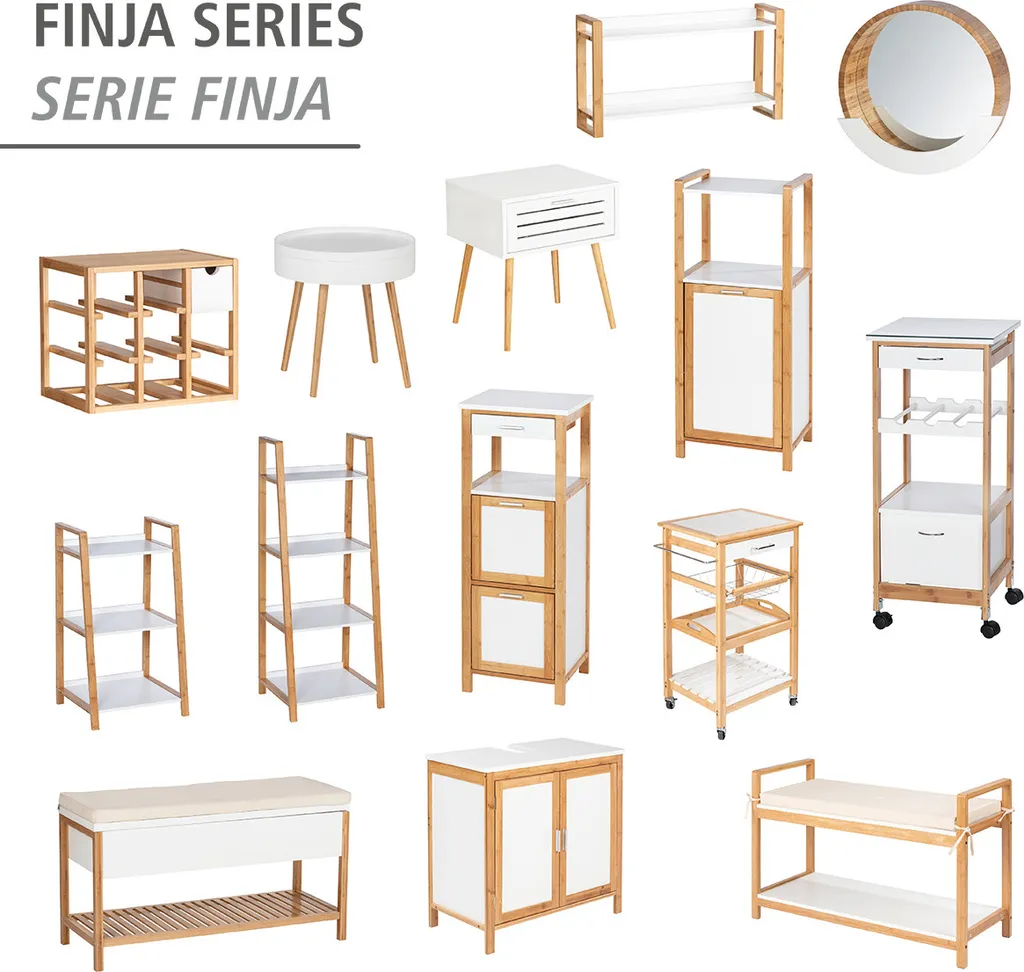 Wenko Küchenwagen Finja Aus Bambus 12 Wenko Küchenwagen Finja Aus Bambus – Bild 12