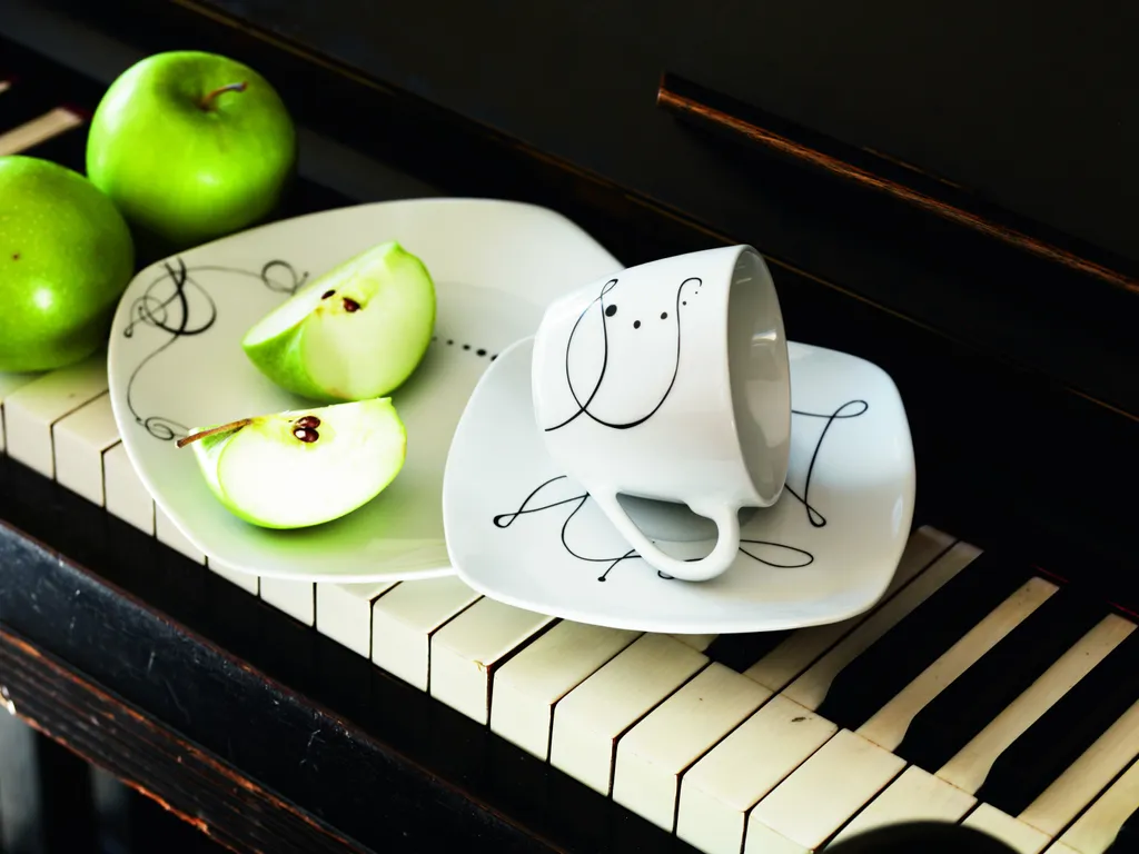 Mäser 921344 Chanson Kombiservice, Für 6 Personen, Weiß, 30-teilig (1 Set) 2 Mäser 921344 Chanson Kombiservice, Für 6 Personen, Weiß, 30-teilig (1 Set) – Bild 2