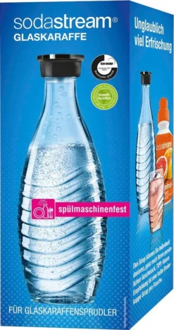SodaStream Glaskaraffe Mit Schraubverschluss -Küchenzauber Günstiges Geschäft fac9b0f1bceaf603c4ae2f073e0405fb