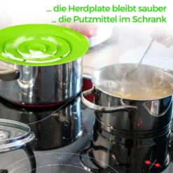 2x Oramics Überkochschutz Aus Silikon Für Töpfe Zwischen Ø 15-25 Cm – Topfdeckel Spritzschutz Überlaufschutz Verhindert überkochen Und Spritzen Von Flüssigkeiten Und Schütz Ihren Herd -Küchenzauber Günstiges Geschäft fb66865ff4c3a6420bd42a9f764e0cc9